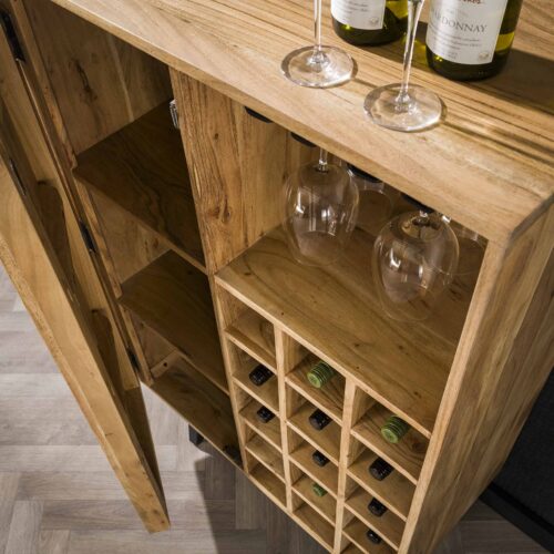 Dressoir Block Massief Acaciahout 180cm - Naturel - Afbeelding 19