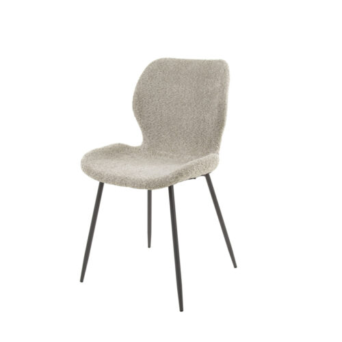 Eetkamerstoel Shell Bouclé - Zand - Afbeelding 2