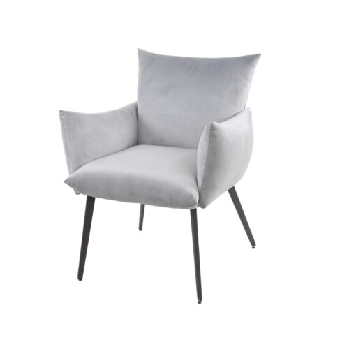 Eetkamerstoel Lobby - Velours Zilver - Afbeelding 2
