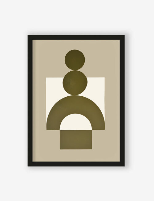 Art Print Forma 3 Beige - zelf samenstellen - Afbeelding 2