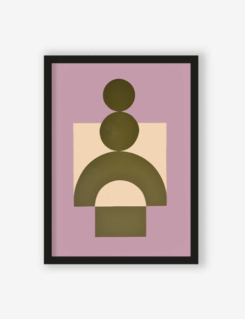 Art Print Forma 3 Lilac - zelf samenstellen - Afbeelding 2
