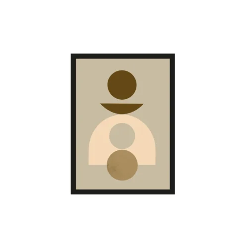 Art Print Forma 4 Beige - zelf samenstellen