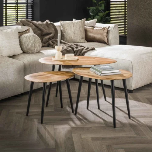 Salontafel Organisch - Set van 3 stuks
