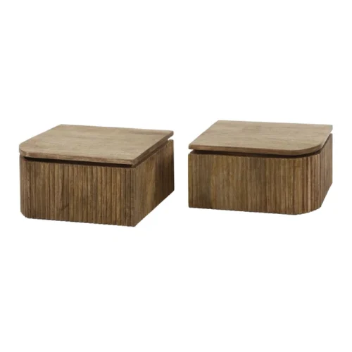 Hangend Nachtkastje Wave - Set van 2 Stuks - Afbeelding 4