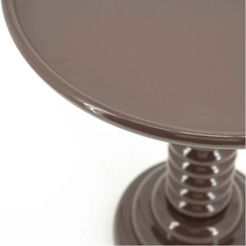 Ronde Bijzettafel Basco 47cm - Bruin - Afbeelding 2