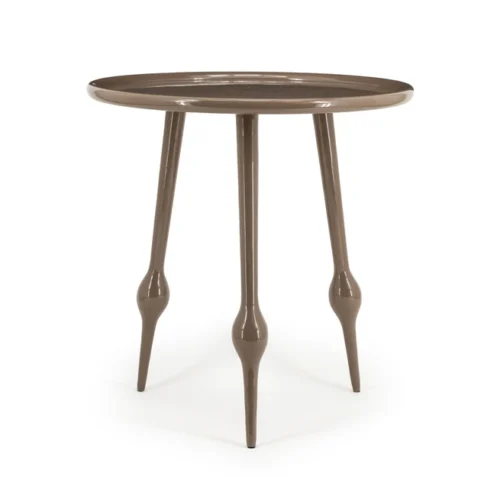 Ronde Bijzettafel Birdy 47cm - Bruin