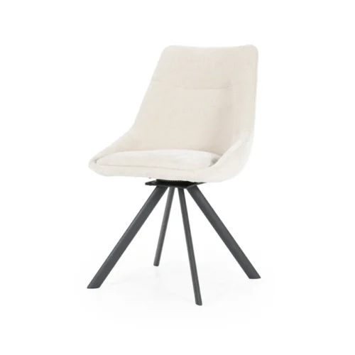 Draaibare Eetkamerstoel Bliss - Beige