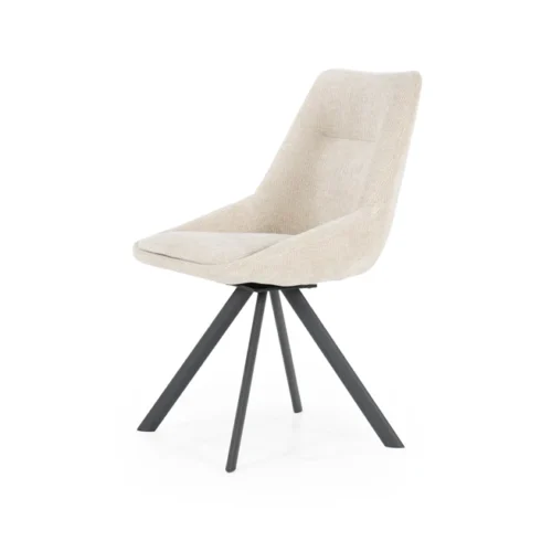 Draaibare Eetkamerstoel Bliss - Taupe - Afbeelding 7