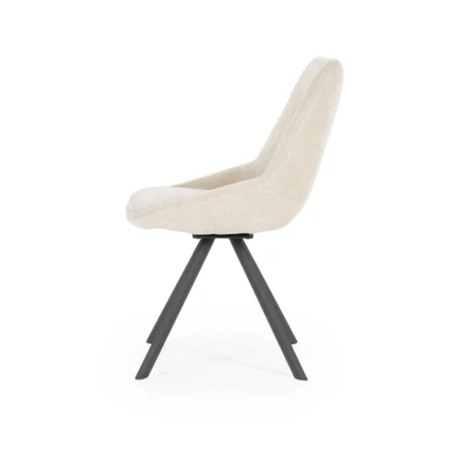 Draaibare Eetkamerstoel Bliss - Taupe - Afbeelding 6