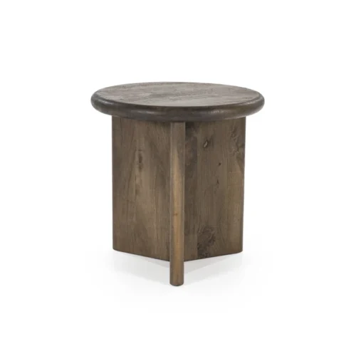 Bijzettafel Leoti Mangohout - Bruin 45cm
