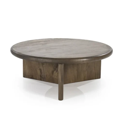 Salontafel Leoti Mangohout - Bruin 80cm