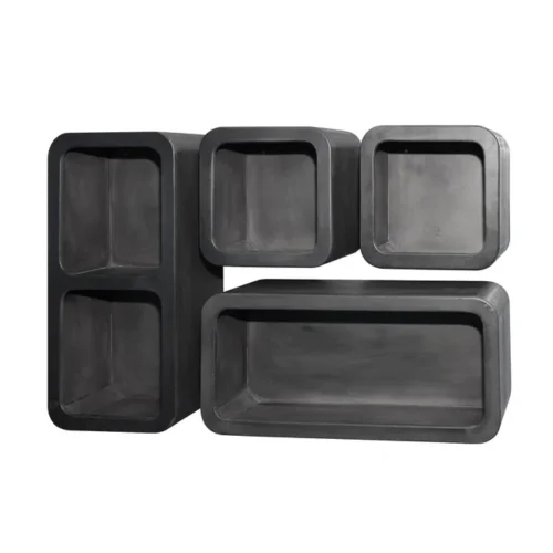 Wandschap Dark Clay - Set van 4 Stuks - Afbeelding 3
