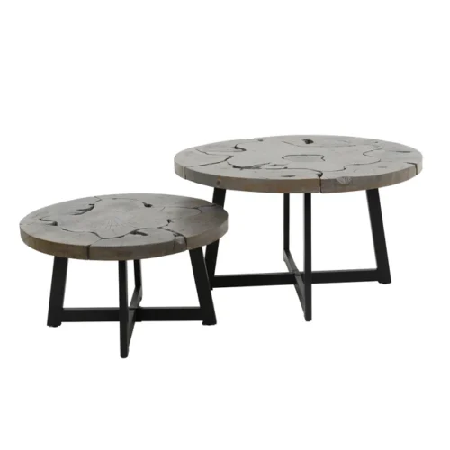 Salontafel Mix Grey - Set van 2 stuks - Afbeelding 4