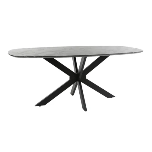 Deens Ovale Eettafel Mousa Keramieklook 180 x 90cm - Afbeelding 5
