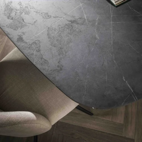 Deens Ovale Eettafel Mousa Keramieklook 180 x 90cm - Afbeelding 4