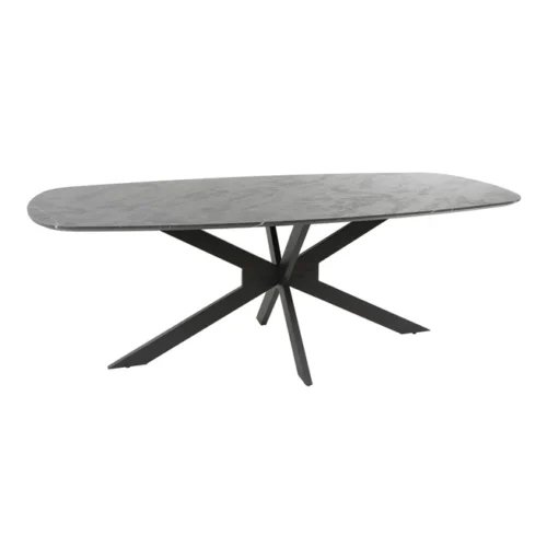 Deens Ovale Eettafel Mousa Keramieklook 180 x 90cm - Afbeelding 5