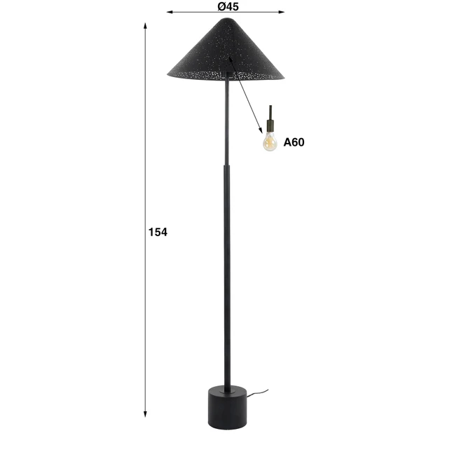 Vloerlamp Kosmos - 154cm Hoog - Afbeelding 4