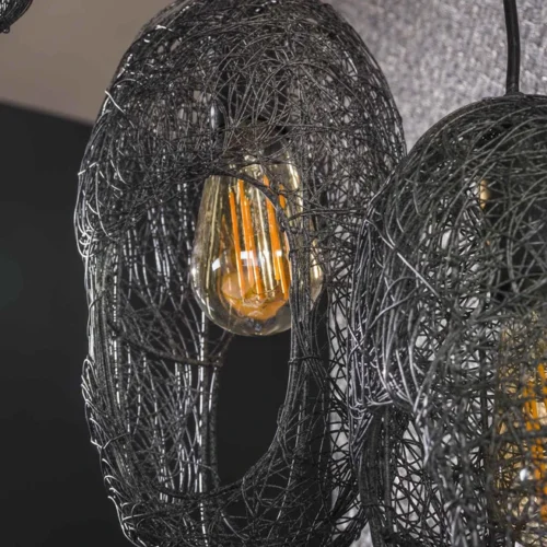 Hanglamp Hannah-Getrapt 5 Lampen - Afbeelding 3