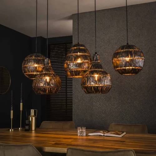 Hanglamp Diana mix - 5 Lampen