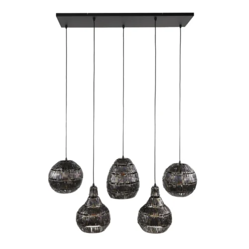 Hanglamp Diana mix - 5 Lampen - Afbeelding 4