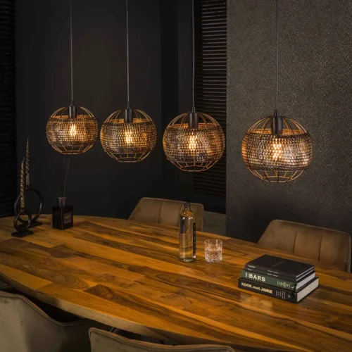 Hanglamp Armor Open - 4 Lampen
