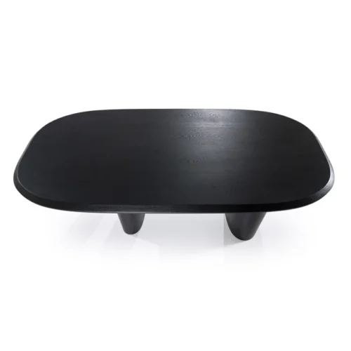 Organische Eettafel Walter Eikenhout 220 x 100cm - Zwart - Afbeelding 5