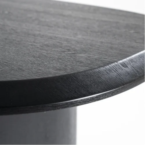 Organische Eettafel Walter Eikenhout 300 x 120cm - Zwart - Afbeelding 4