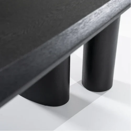 Organische Eettafel Walter Eikenhout 300 x 120cm - Zwart - Afbeelding 6