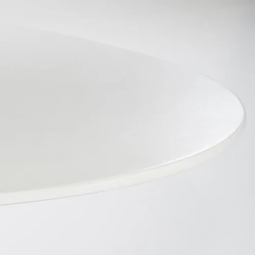 Ovale Eettafel Elin 200 x 110 cm - Wit - Afbeelding 7