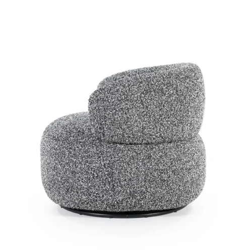 Draaibare Fauteuil Maeve - Zwart - Afbeelding 3