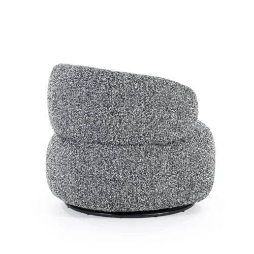 Draaibare Fauteuil Maeve - Zwart - Afbeelding 8