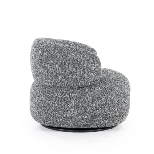 Draaibare Fauteuil Maeve - Zwart - Afbeelding 9
