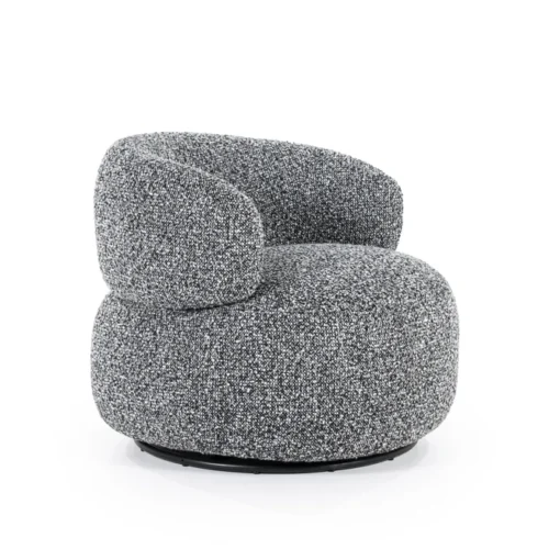 Draaibare Fauteuil Maeve - Zwart - Afbeelding 10