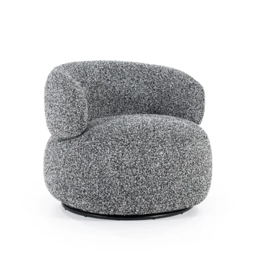 Draaibare Fauteuil Maeve - Zwart - Afbeelding 11