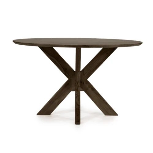 Ronde Eettafel Nikki Acaciahout 130 cm - Bruin