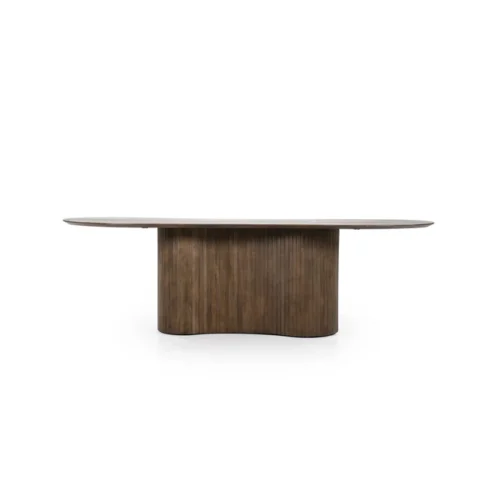 Organische Eettafel Jordy Mangohout 200 x 110cm - Bruin - Afbeelding 3