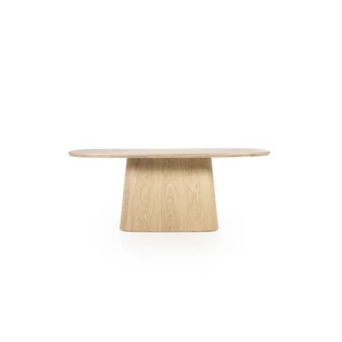 Deens Ovale Eettafel Nola Eikenhout 200 x 110 cm - Naturel