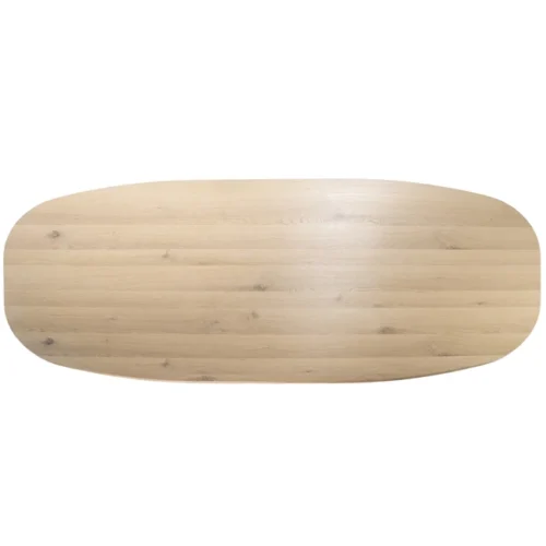 Deens Ovale Eettafel Nola Eikenhout 200 x 110 cm - Naturel - Afbeelding 4