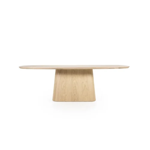 Deens Ovale Eettafel Nola Eikenhout 250 x 110 cm - Naturel