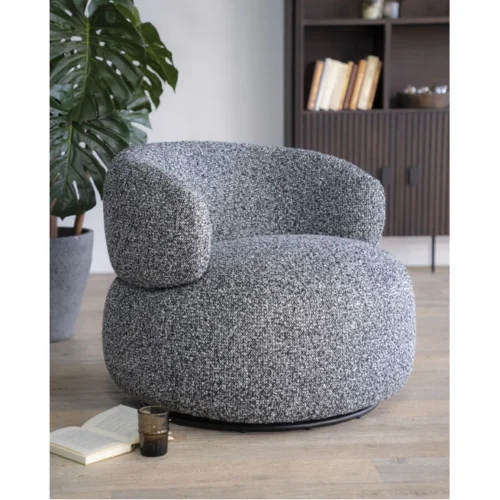 Draaibare Fauteuil Maeve - Zwart