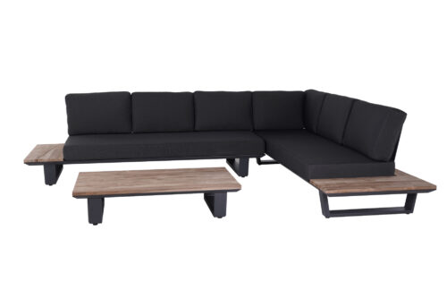 Tuin Loungeset Freedom Teakhout - Antraciet - Afbeelding 6