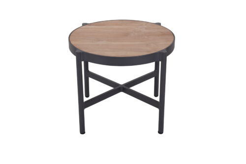 Tuin Salontafel Infinity Teak 51 x 43 cm - Antraciet