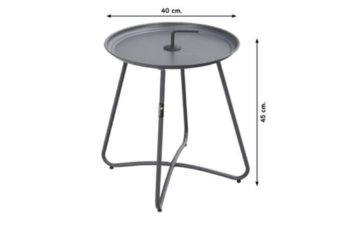 Tuin Koffietalfel Oriental 40 cm - Antraciet - Afbeelding 3