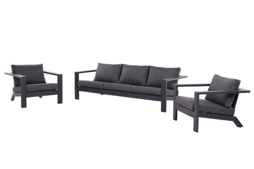 Tuin Loungeset Othello - Antraciet - Afbeelding 7