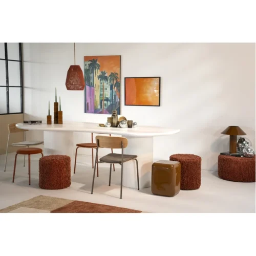 Organische Eettafel Seki 250cm - Wit - Afbeelding 6