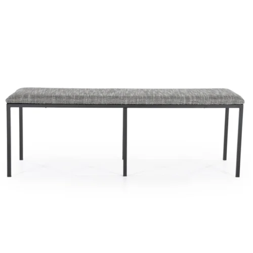 Eetkamerbank Lass 135 cm - Antraciet - Afbeelding 2