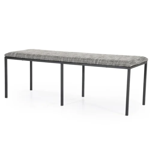 Eetkamerbank Lass 135 cm - Antraciet