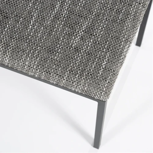 Eetkamerbank Lass 135 cm - Antraciet - Afbeelding 4