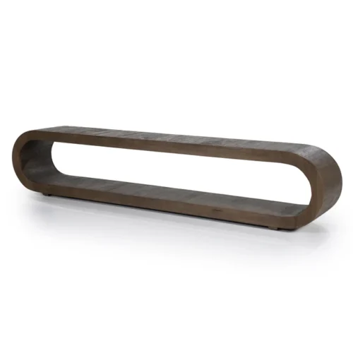 TV-meubel Elora Mangohout 200cm - Bruin - Afbeelding 8