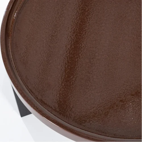 Ronde Salontafel Mayson 90cm - Rood - Afbeelding 4